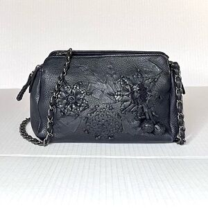 FLYNOW 3D Floral Mini Crossbody Bag